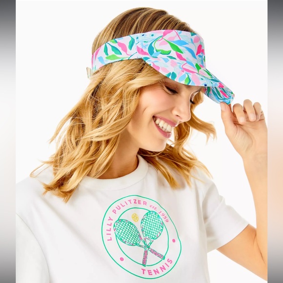 Lilly Pulitzer Accessories - Lilly Pulitzer Its A Match Visor